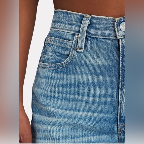 NEW SLVRLAKE London Rigid High- waist Straight-Leg Jeans size 30 - Picture 3 of 4